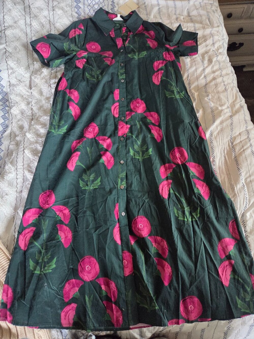 Entro Button Down Dress